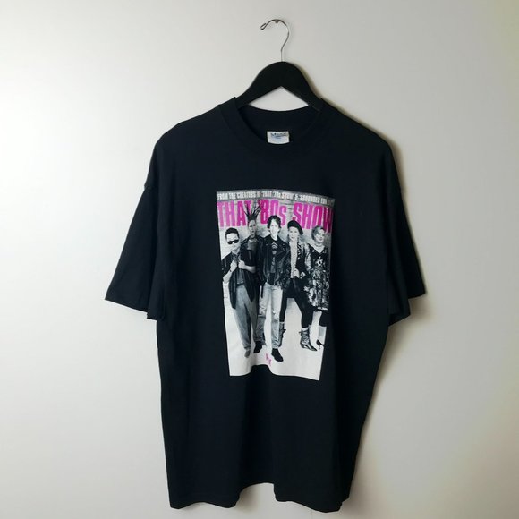 Vintage Y2K That '80s Show T Shirt Adult Black XL Extra Large American Sitcom - Picture 12 of 16